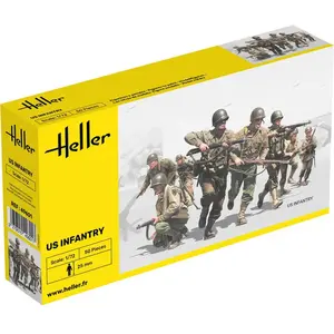 Comparateur de prix : Ensemble de 50 figurines de l'INFANTERIE US HELLER 49601 au 1/72ème