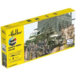 Comparateur de prix : Heller Maquettes et figurines militaires : Starter Kit - Sainte-Mère-Eglise