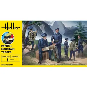 Comparateur de prix : Heller Figurines militaires : Starter Kit - Chasseurs alpins