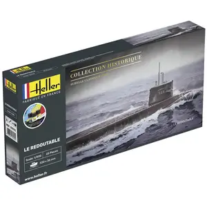 Comparateur de prix : Starter Kit U-boot S/m Redoutable - 1:400e - Heller