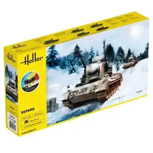 Comparateur de prix : Heller Maquette Char : Starter Kit : Gepard-Heller