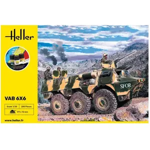 Comparateur de prix : Heller Maquette char : Starter kit VAB 6x6
