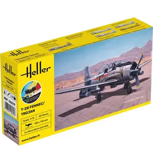 Comparateur de prix : Starter Kit T-28 Fennec /trojan - 1:72e - Heller