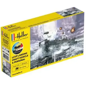 Comparateur de prix : Heller Maquette STARTER KIT LCVP Landungsboot et Figures