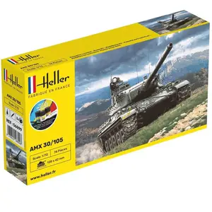 Comparateur de prix : Heller Maquette STARTER KIT AMX 30/105