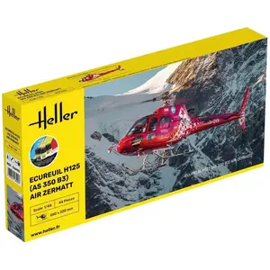 Heller Maquette Hélicoptère : STARTER KIT - ECUREUIL H125 (AS 350 B3) pas cher