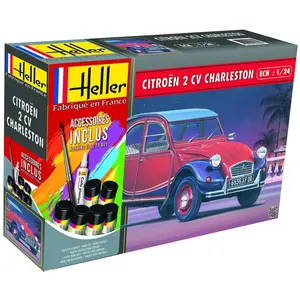 Comparateur de prix : Heller Maquette, 56766, citroen 2 cv charleston,1/24, Gris
