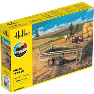 Maquette Heller STARTER KIT Marchandises Remorque 1/24 - Maquette de voiture - 1000567780 pas cher