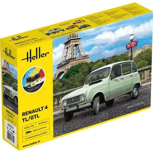 Starter Kit Renault 4l - 1:24e - Heller pas cher