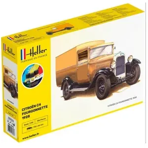 Comparateur de prix : Starter Kit Citroen C4 Fourgonnette 1926 - 1:24e - Heller