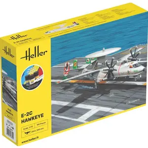 Heller Maquette Avion : STARTER KIT : E-2C Hawkeye pas cher