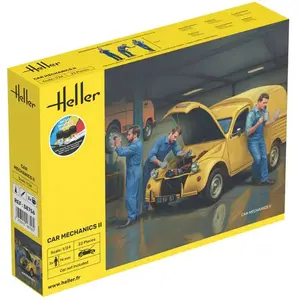 Comparateur de prix : Maquette figurines - 3 mécaniciens automobile - kit 2 - 1/24