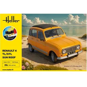 Comparateur de prix : Heller Maquette voiture : Starter kit : Renault 4 TL/GTL Sun Roof