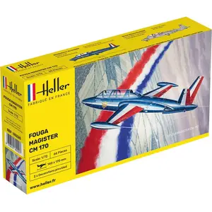 Maquette Heller Fouga Magister CM.170 1/72 - Maquette d'avion - HELL80220 pas cher