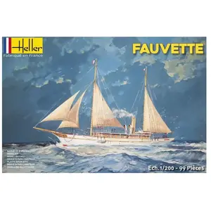 Maquette Heller FAUVETTE  1/200  - Maquette de bateau  - HELL80612  pas cher