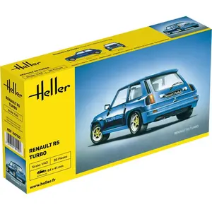 Lot De 5 Maquettes Heller Voitures Anciennes 1:43 - Renault, Peugeot, Citroën En Boîte