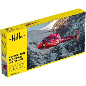 Heller Maquette Hélicoptère : ECUREUIL H125 (AS 350 B3) - AIR ZERMATT pas cher