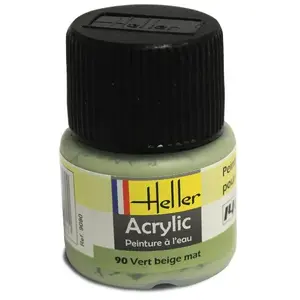 Comparateur de prix : Peinture Acrylique Vert Beige Mat 9090 Heller