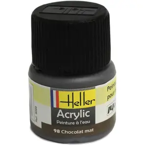 Comparateur de prix : Peinture Acrylique Chocolat Mat 9098 Heller