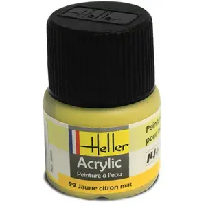 Peinture Acrylique Jaune Citron Mat 9099 Heller pas cher