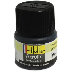 Comparateur de prix : Peinture Acrylique Noir De Charbon Satine 9085 Heller