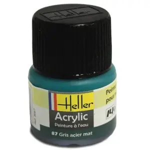 Peinture Acrylique Gris Acier Mat 9087 Heller pas cher