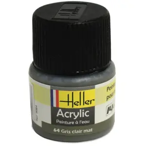 Comparateur de prix : Peinture Acrylique Gris Clair Mat 9064 Heller