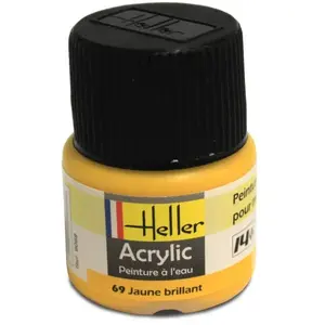 Comparateur de prix : Peinture Acrylique Jaune Brillant 9069 Heller