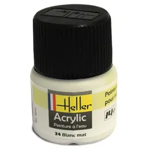 Peinture Acrylique Blanc Mat 9034 Heller pas cher