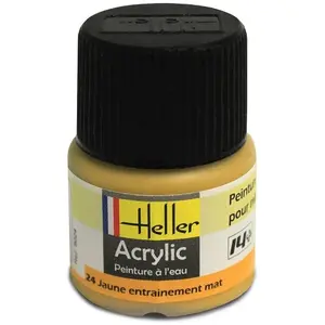 Comparateur de prix : Peinture Acrylique Jaune Entrainement Mat 9024 Heller