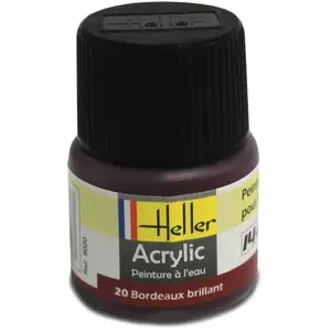 Comparateur de prix : Peinture Acrylique Bordeaux Brillant 9020 Heller