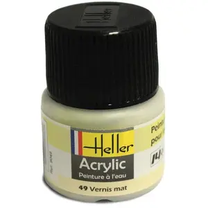 Peinture Acrylique Vernis Mat 9049 Heller pas cher