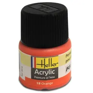 Comparateur de prix : Peinture Acrylique Orange 9018 Heller