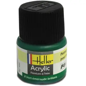 Peinture Acrylique Vert Emeraude Brillant 9002 Heller pas cher