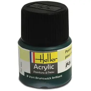 Comparateur de prix : Peinture Acrylique Vert Brunswick Brillant 9003 Heller