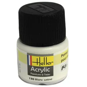 Peinture Acrylique Blanc Satine 9130 Heller pas cher