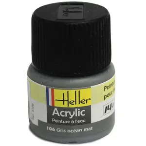 Comparateur de prix : Peinture Acrylique Gris Ocean Mat 9106 Heller