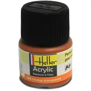Comparateur de prix : Peinture Acrylique Orange Transparent 9322 Heller