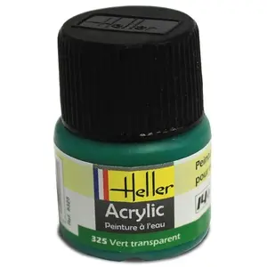 Comparateur de prix : Peinture Acrylique Vert Transparent 9325 Heller