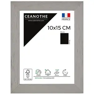 Emotion Cadre photo karma gris 10x15 cm - Fabriqué en FranceVendu parfnac