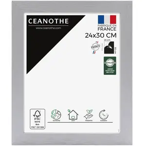 Emotion Cadre photo karma gris 24x30 cm - Fabriqué en FranceVendu parfnac