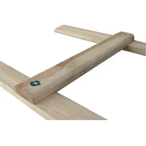 Comparateur de prix : Echelle de toit - OUTIFRANCE - 3.30m - Bois - Section 48x20mm - Resserrement des échelons