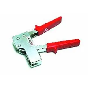 Pince à tôle chevillée Techman - modèle creux SC - 8mm - Rouge