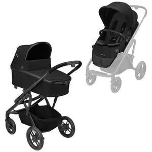 Comparateur de prix : Maxi-Cosi MAXI COSI Poussette duo combinée 2en1 Lila XP Plus Essential Black