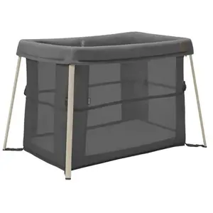 Comparateur de prix : MAXI COSI Lit parapluie 2en1 Iris Beyond Graphite Eco 67x115 cm