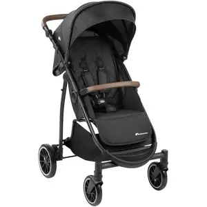 Comparateur de prix : Bebeconfort Ingenious, Poussette canne compacte, Poussette confort avec position allongée , De la naissance à 4 ans env., Jusqu’à 22 kg, Major Black