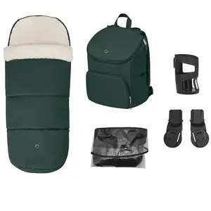 Kit d'accessoires Poussette Oxford Twillic Green