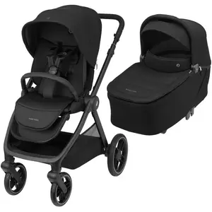 Maxi Cosi Poussette Naissance Oxford Avec Nacelle Sense Noir Twillic