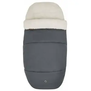 MONZANA® Chancelière Pour Bébé Avec Chauffe-mains, Réflecteurs, Tête De Lit Verrouillable, Harnais 5 Points, Poussette D'hiver, Couverture Douillette, Gris Vert