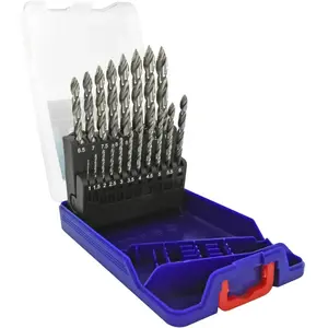 Tivoly - Coffret 19 forets métaux tsp hss taillé meulé -affûtage Smart... pas cher